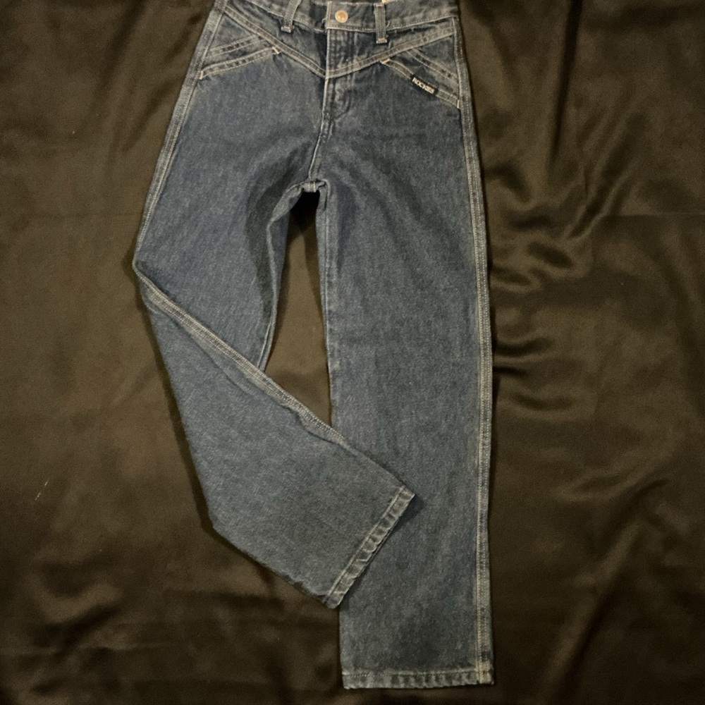 Vintage Kids Rockies Jeans Straight Leg NWT Size 6 XR Blue Denim Made In USA